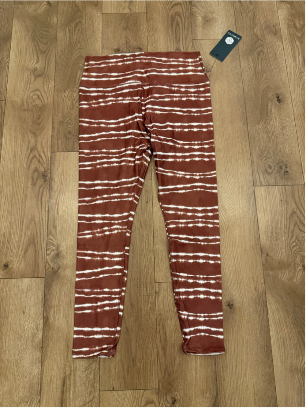 NEW Vinyasa High Waist Legging Copper Stripe Tie Dye M $100